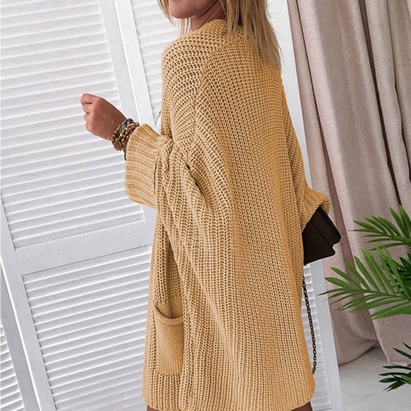 Taupe Cardigan - Picture 3 of 3